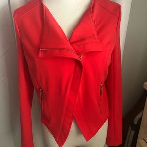 Bar iii Crop Tulip back Moto style jacket
